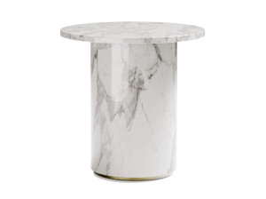 Высокий мраморный журнальный столик