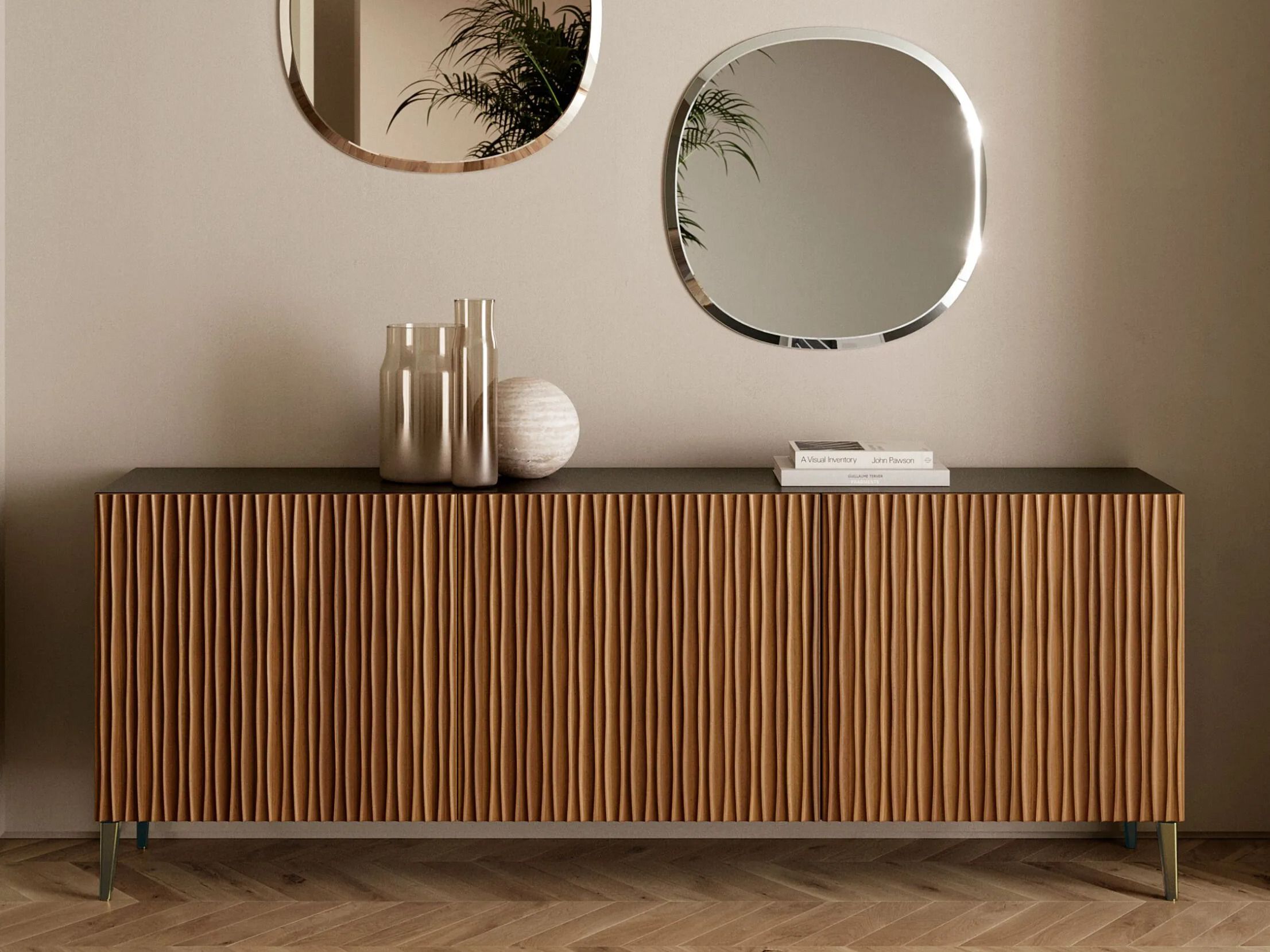 Деревянный шкаф с распашными дверями Bontempi Casa MUSA ARCH-00120224 - Вид №1