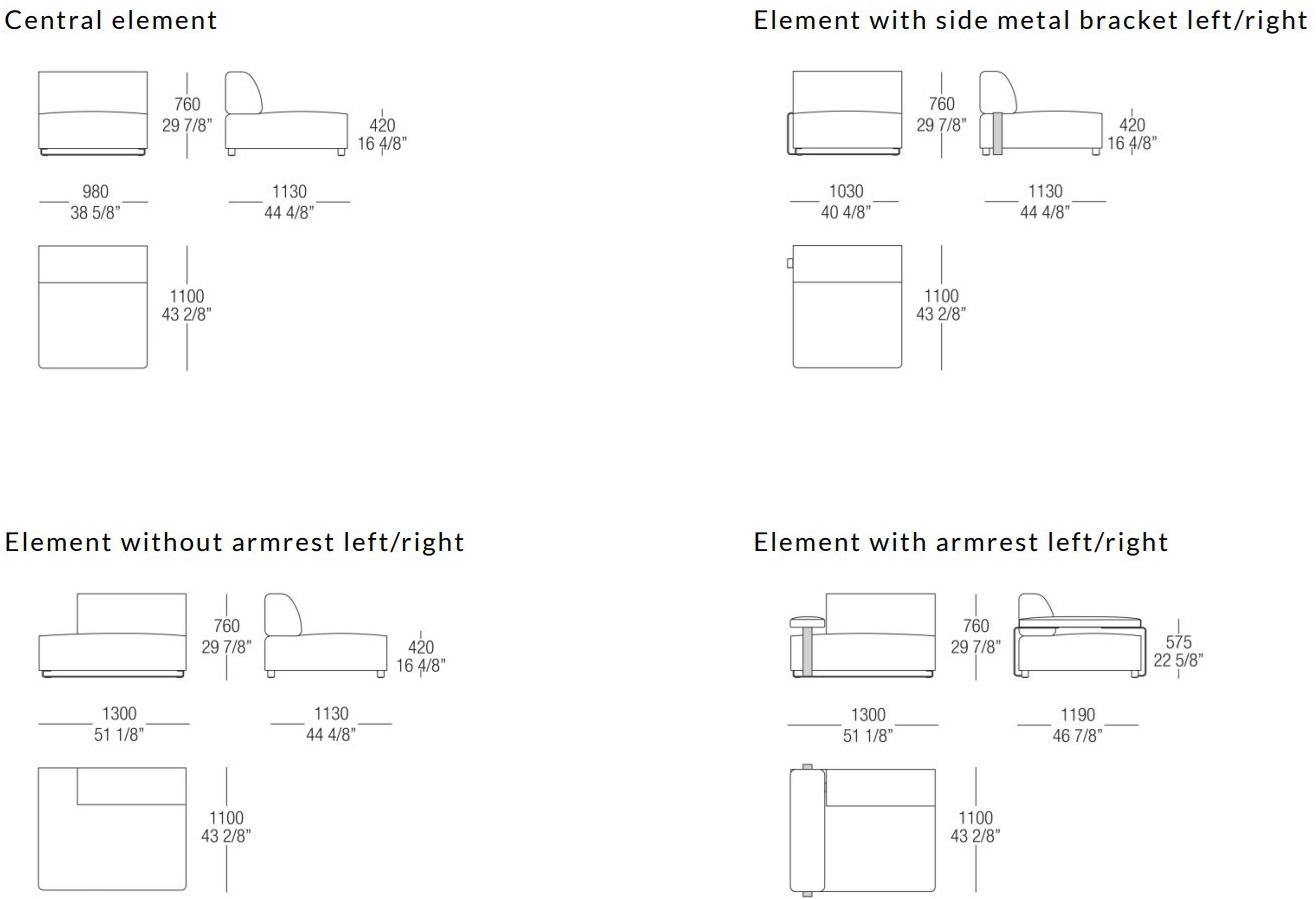 MisuraEmme 3-х местный тканевый диван Misuraemme sun-id-1481177 - Вид №7