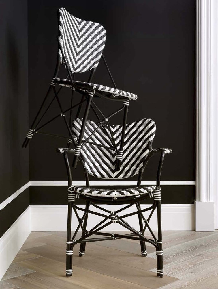 Стул Colony от Eichholtz Чёрно-белый EICHHOLTZ ДИЗАЙНЕРСКИЕ, EICHHOLTZ 062305 Принт;черный;белый  - Вид №2