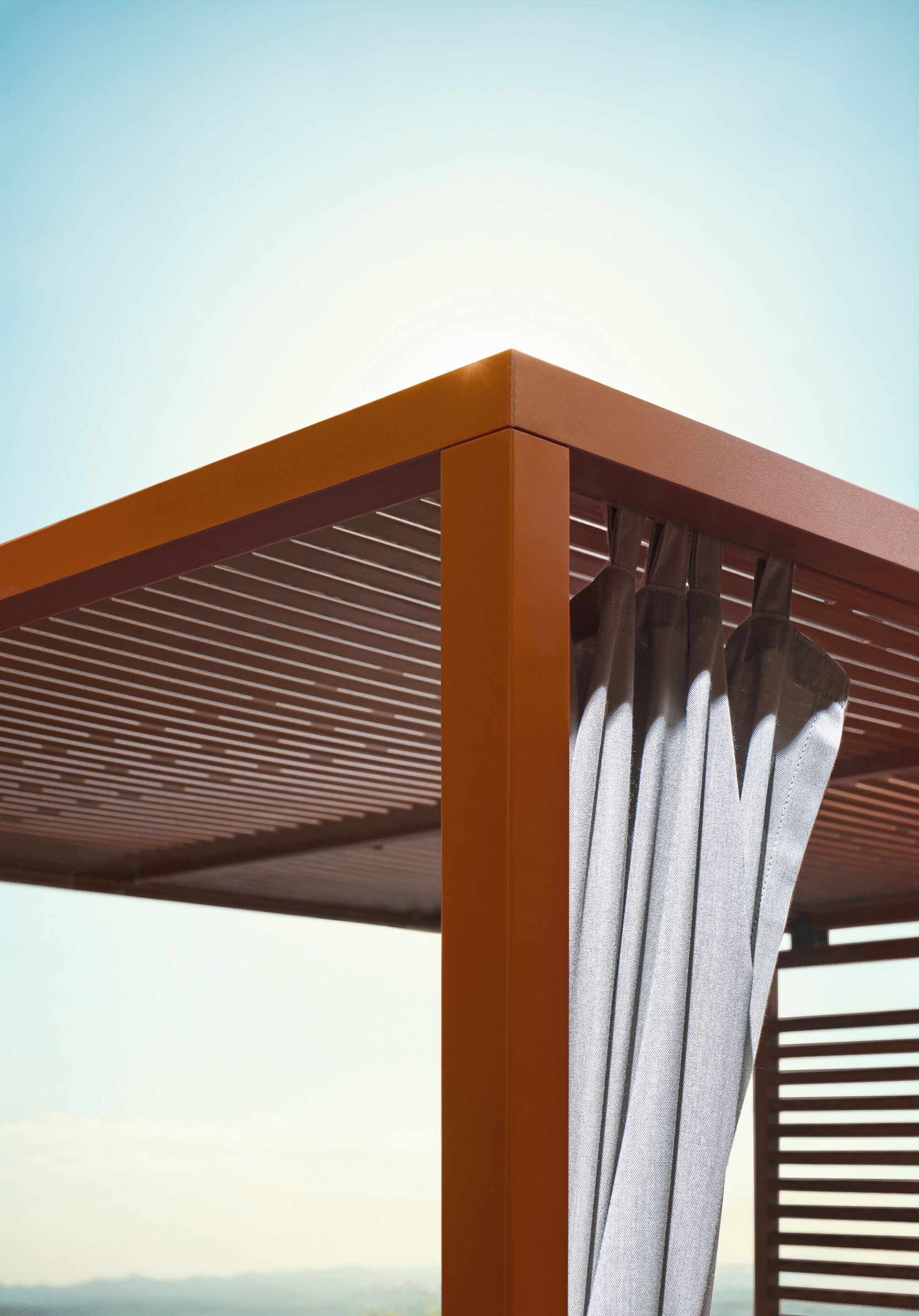 Алюминиевая беседка со скамейкой Atmosphera альков ARCH-00058328 - Вид №1