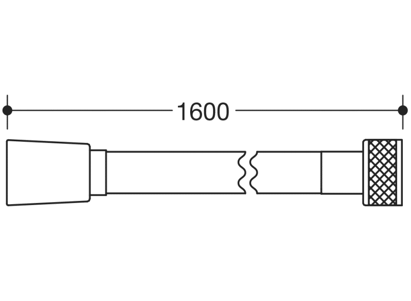 950.33.E054 шланг для душа HEWI Universalprodukte  - Вид №1