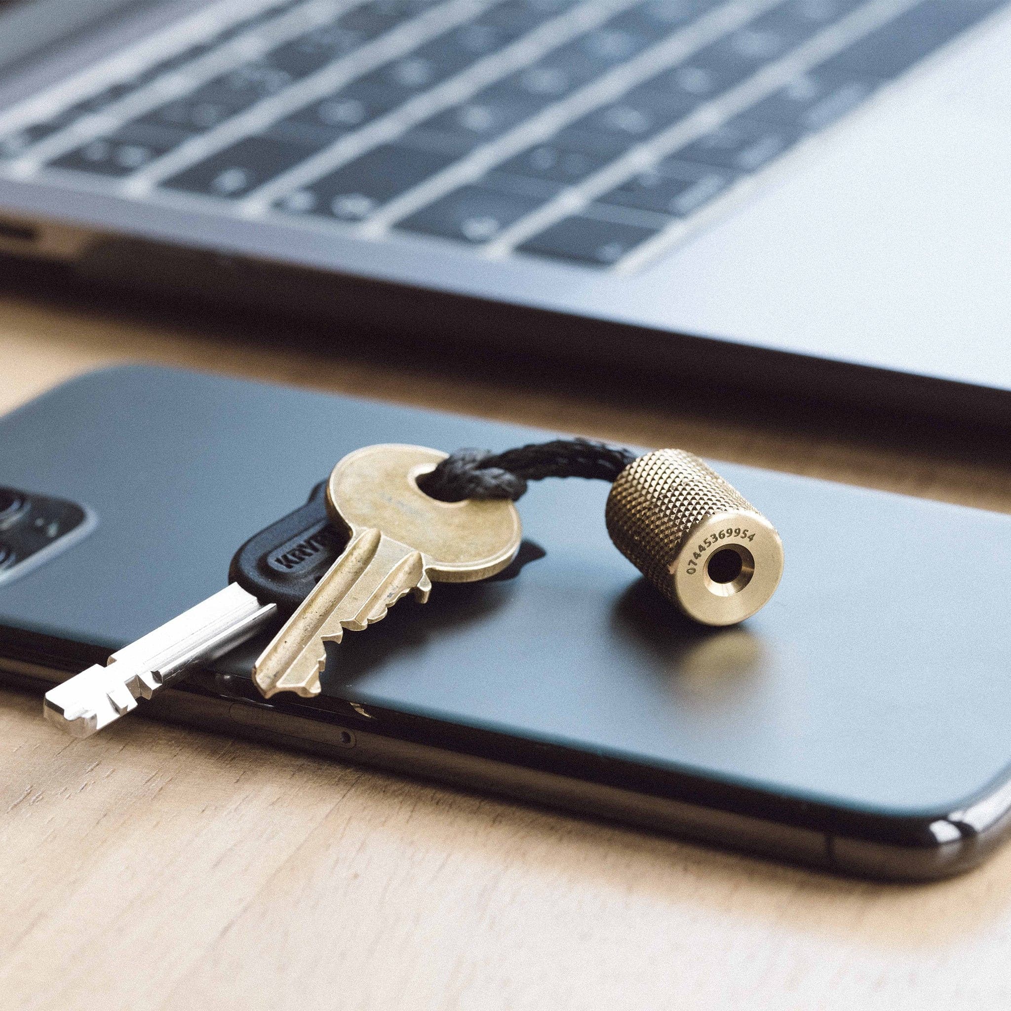 W208BRA Петля для ключей - латунь Wingback  - Вид №9