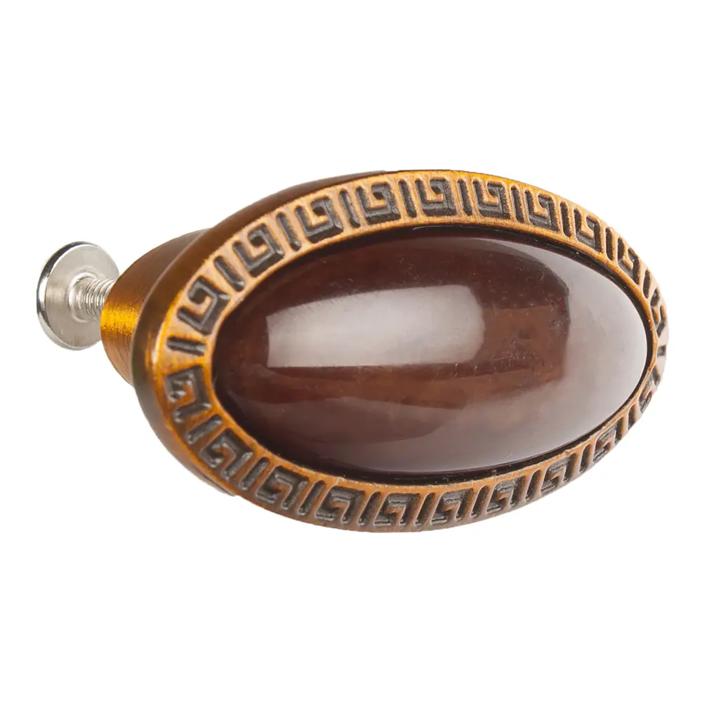 Мебельная ручка-кнопка античная бронза BOYARD STLM-2204037 - Вид №1