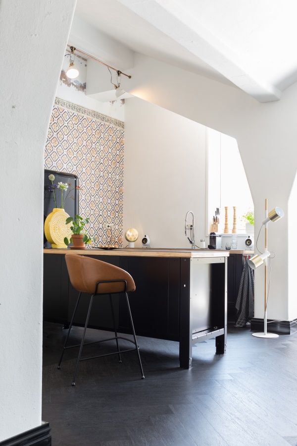 Табурет высокий Feston черный Zuiver 1500047 - Вид №2