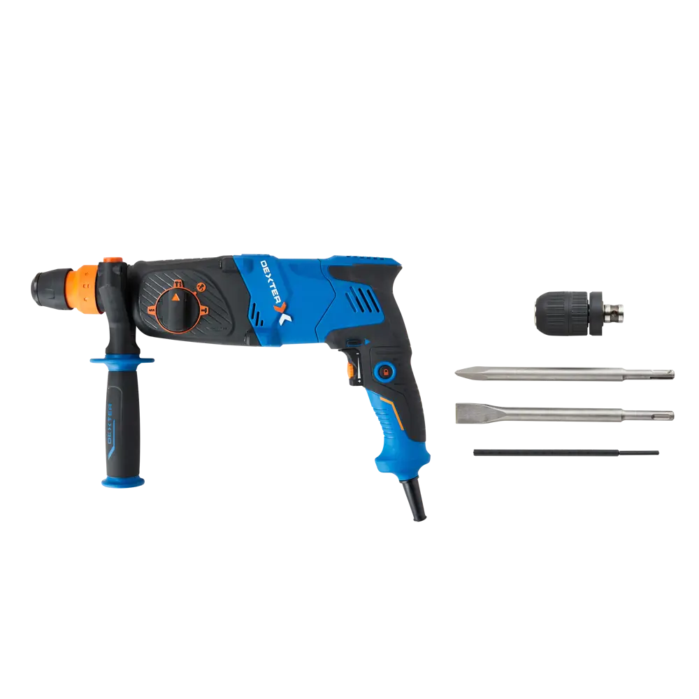 Перфоратор сетевой SDS-plus Dexter 5 800RH2-30.5, 800 Вт, 2.9 Дж STLM-2091915 - Вид №7