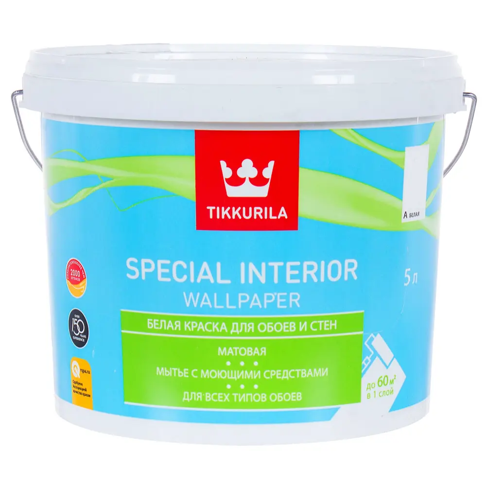 Краска для обоев Special Wallpaper база A 5 л Tikkurila STLM-2176228