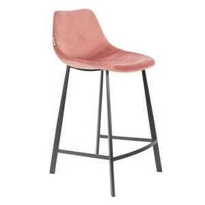 Стул высокий Franky темно-розовый