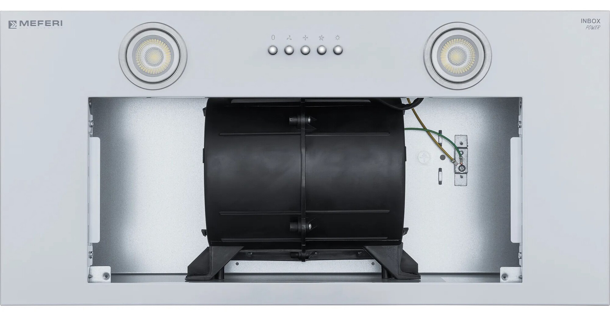 9168683 Вытяжка полновстраиваемая Meferi INBOX60WH POWER белый STDN-0027913 - Вид №11