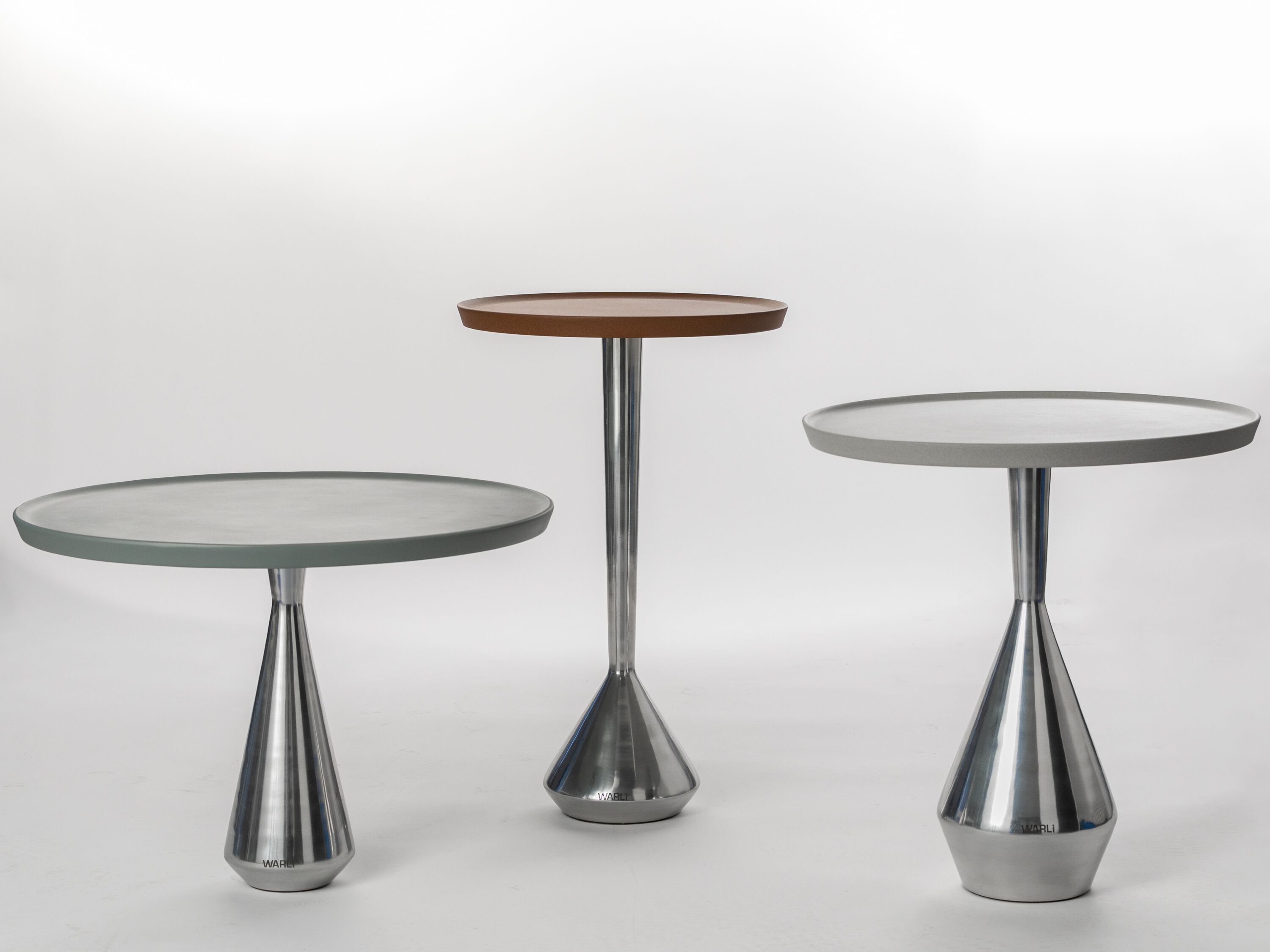Круглый журнальный столик из переработанного алюминия Warli ISLAS ARCH-00017778 - Вид №10
