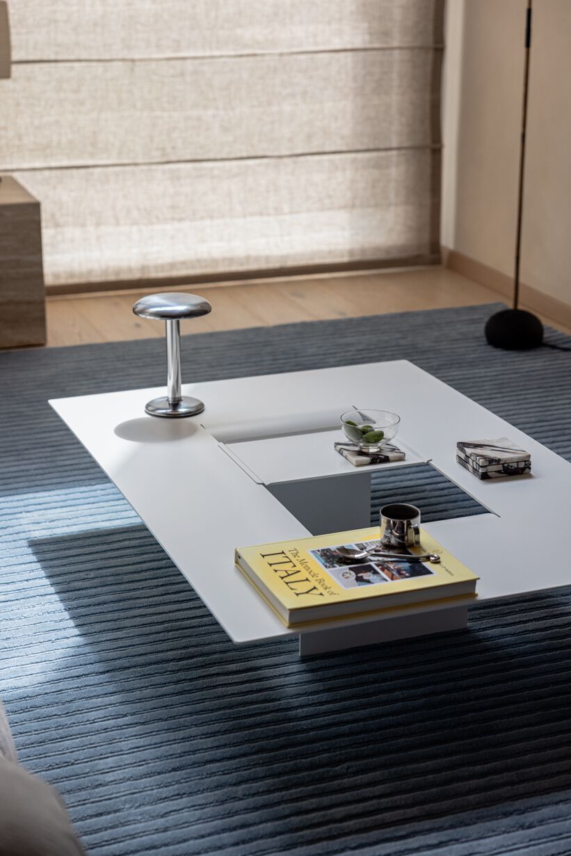 Низкий журнальный столик из листового металла Metallbude CUT ARCH-00111188 - Вид №48