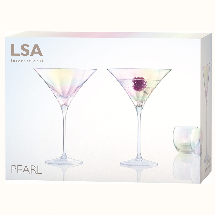 G1444-11-916 Набор бокалов для коктейлей pearl, 300 мл, 2 шт. LSA International  - Вид №4