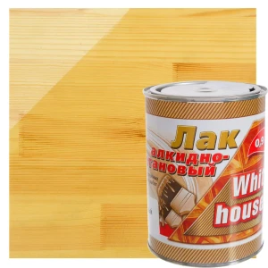 Лак алкидно-уретановый полуматовый White house 0.9 л
