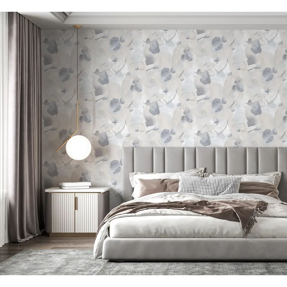 Обои флизелиновые WallSecret Galaxy бежевые 1.06 м 8640-21 STLM-2094782 - Вид №2