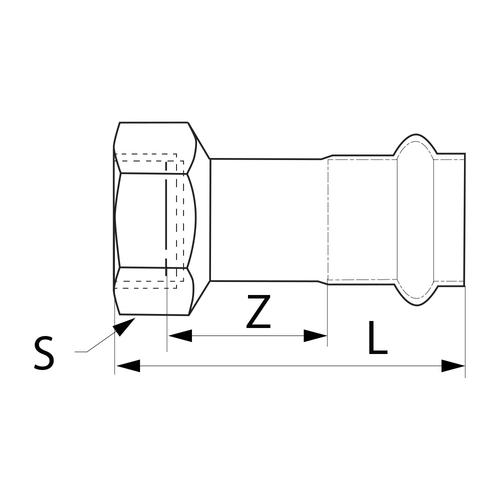 PS43550220800 Переходники Tece  - Вид №1