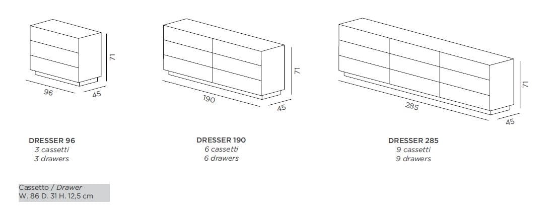 Металлический комод DE CASTELLI Marea ARCH-00086643 - Вид №4