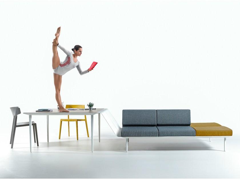 ACTIU Прямоугольный стол из алюминия Longo sun-id-1475801 - Вид №1