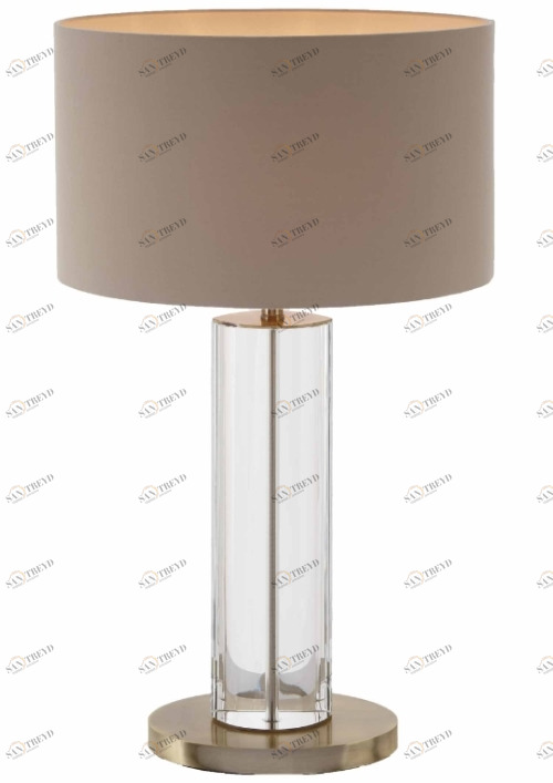 Настольная лампа Favelle Tall 5282 PUSHA ИНТЕРЬЕРНЫЕ 061958 Коричневый;прозрачный 