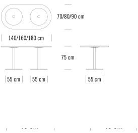 Thonet Овальный стол из стали и дерева S 1123 sun-id-1489955 - Вид №1
