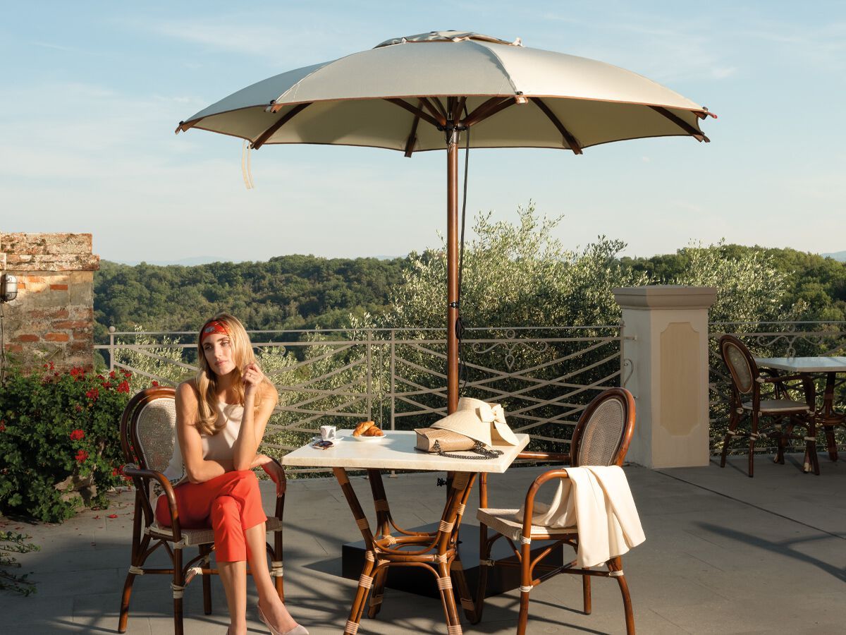 Зонтик с центральным полюсом Ombrellificio Poggesi BAY ARCH-00022154 - Вид №2