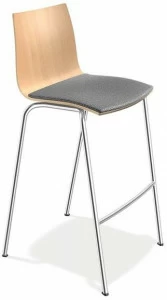 Casala Стул из бука с подставкой для ног Onyx barstool 2441/07