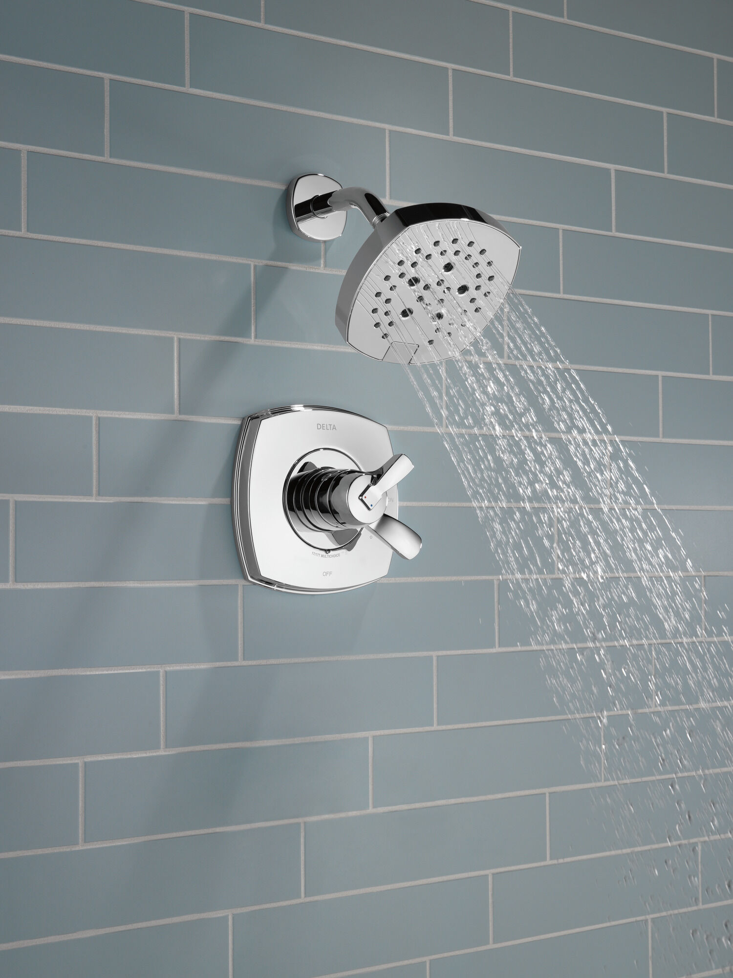 T17276 Только душ серии 17 Delta Faucet Stryke Хром  - Вид №3