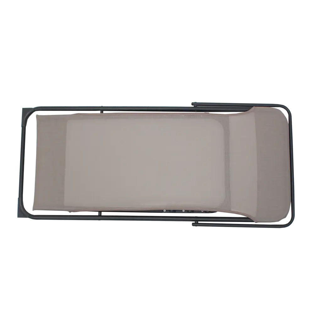 Кресло пляжное Biganos 55.5x90x86 см сталь/текстилен бежевый 80180302 STLM-2129836 Santreyd  - Вид №2