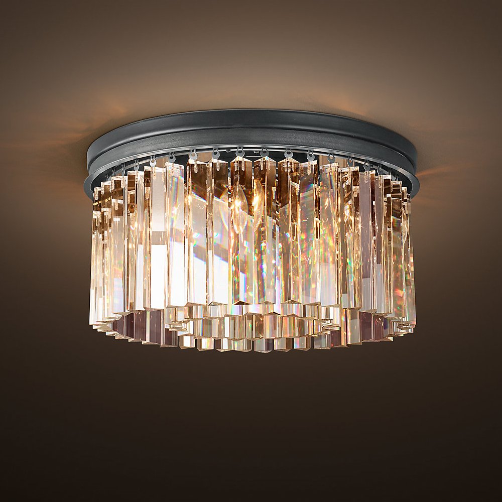 Светильник потолочный 25х50 см черный Odeon KR0387C-6B/P/clear DELIGHT COLLECTION ДИЗАЙНЕРСКИЕ 00-3882404 Черный  - Вид №1