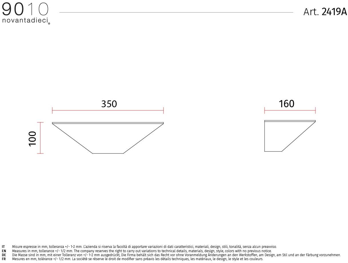 9010 novantadieci Аппликация светодиода из керамики  2419a  - Вид №2