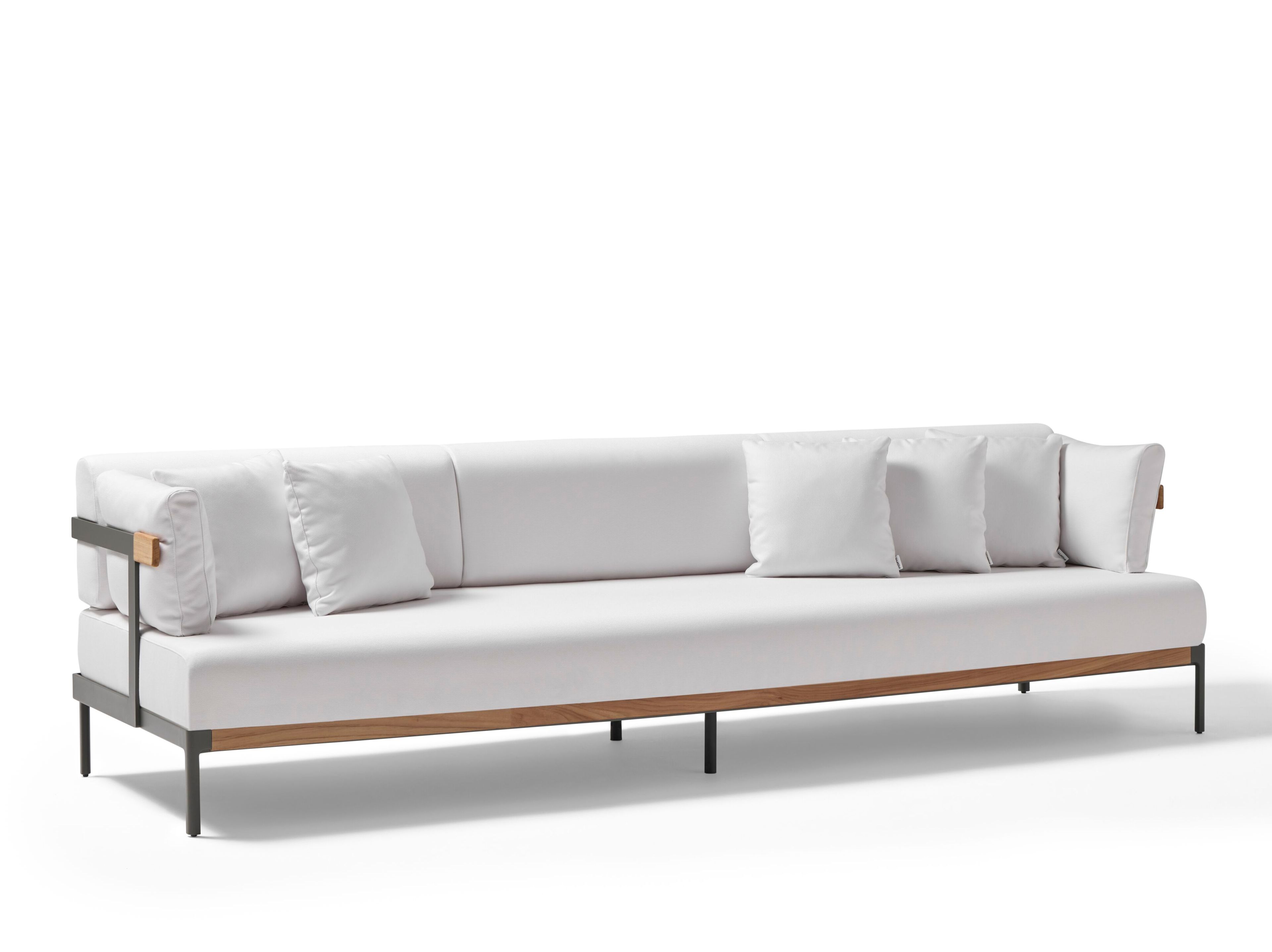 4-местный алюминиевый садовый диван с порошковым покрытием и тканью POINT Legacy ARCH-00066260 - Вид №2