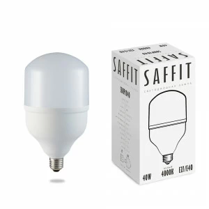 Лампа светодиодная SAFFIT E27-E40 40W 4000K SBHP1040 55092 SAFFIT  00-3956618 Матовый