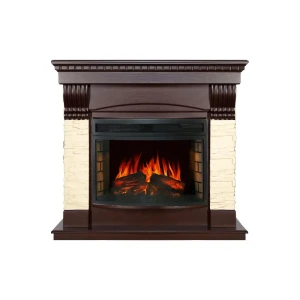 Каминокомплект Royal Flame Denver с очагом Dioramic 25 1.5 кВт цвет коричневый