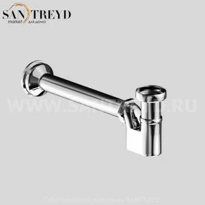 920590 Сифон Molecola для биде 1” ¼ хромированный Kerasan ACCESSORIES Италия