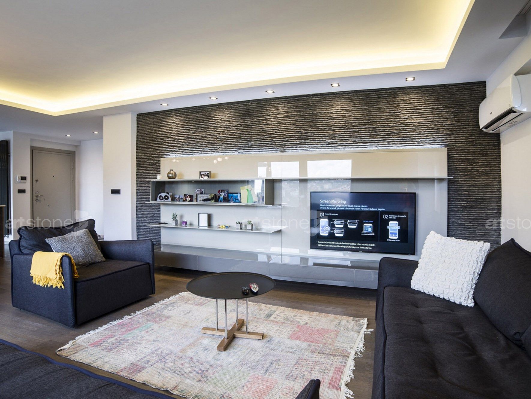 Панель с трехмерными эффектами из стекловолокна для внутреннего / наружного эффекта камня Artstone Panel Systems ZANZIBAR ARCH-00142859 - Вид №1