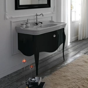 Тумба под раковину-столешницу Olympia Ceramica Impero Style 70 черная