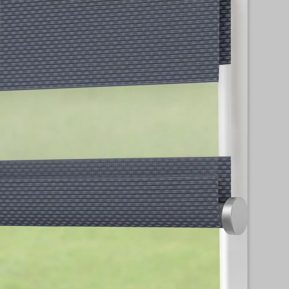 Рулонная штора день-ночь KREAFORTA Novosiberia 65x175 см синяя 89408653 STLM-1581673 - Вид №5