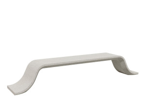 Бетонная скамья без спинки