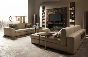 Caroti Высокий журнальный столик из дерева в современном стиле для гостиной Concept 128 edgar