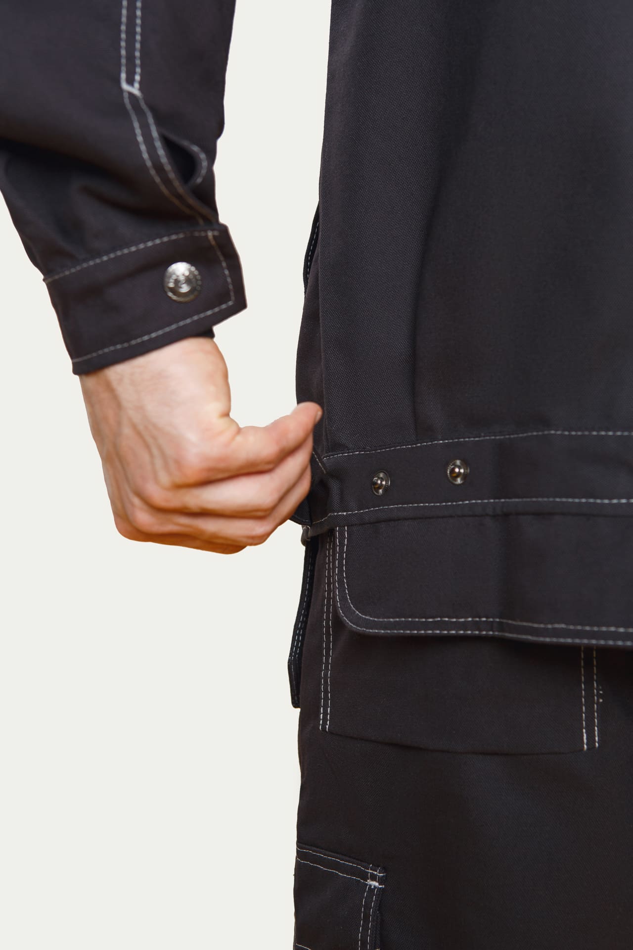 62589 Куртка  черная Union Space  Летняя спецодежда  размер 48-50/170-176  - Вид №8