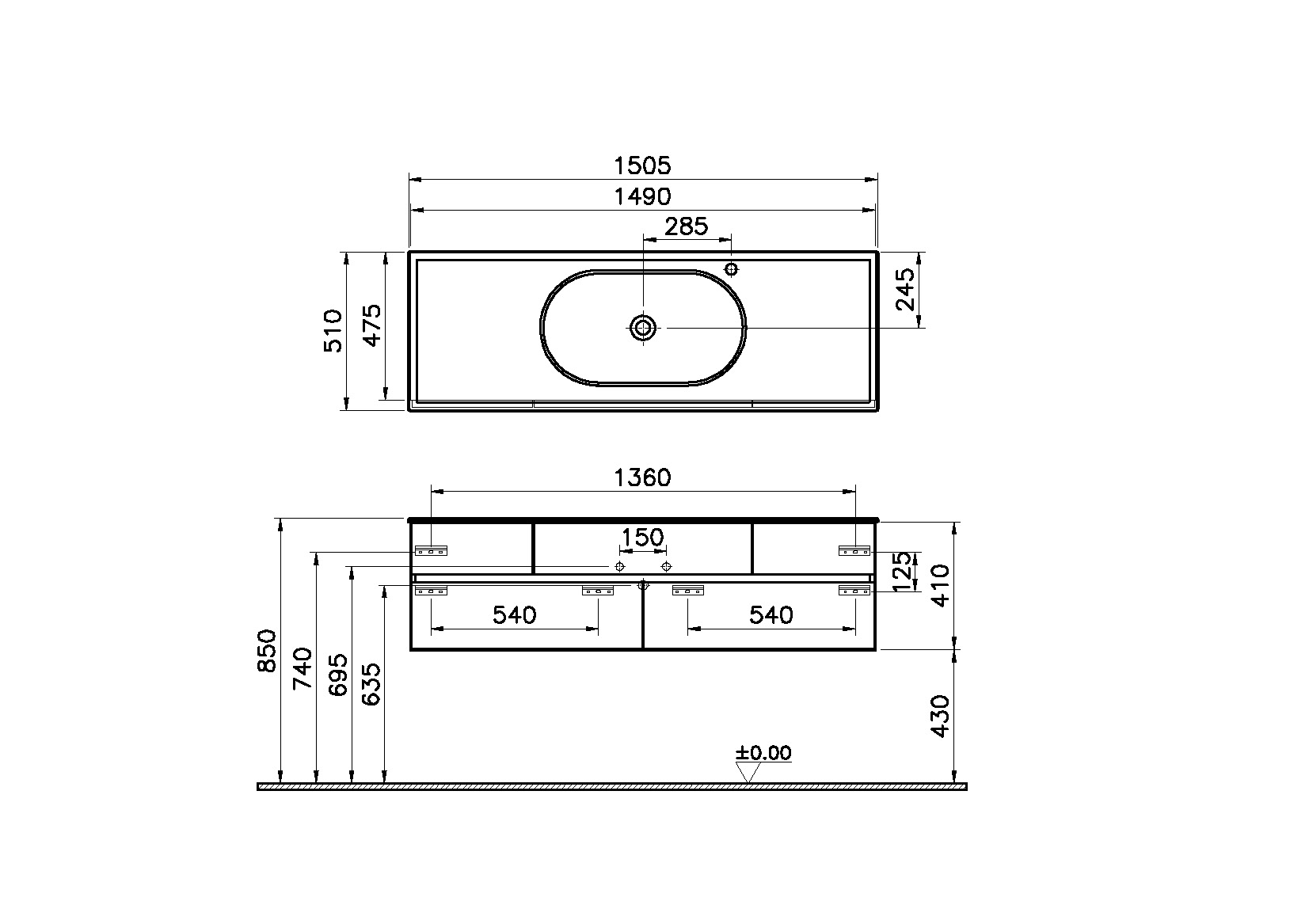 58366 Раковина Vitraglobal Memoria  - Вид №1