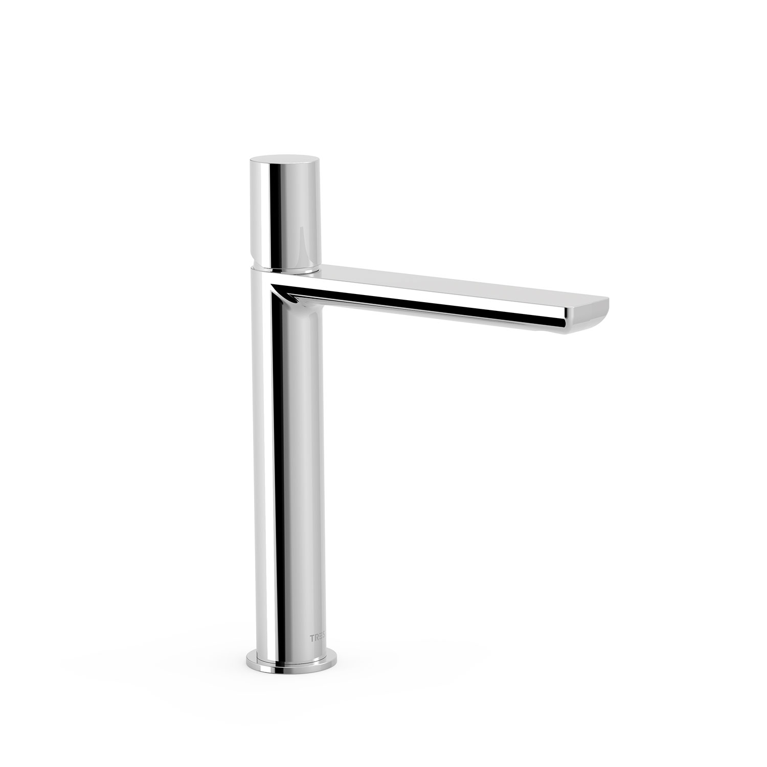 МАКСИМАЛЬНО Высокий смеситель для умывальника с одной ручкой-06120304 TRES 