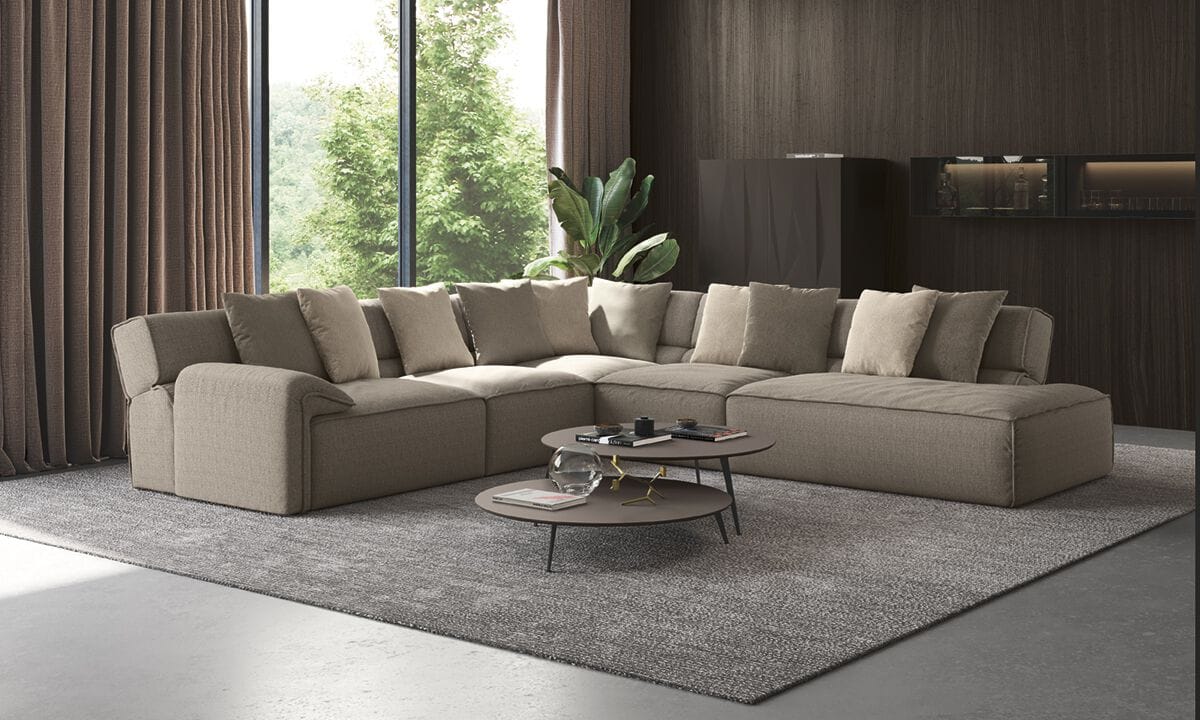 Модульный тканевый диван Febal Casa подпись ARCH-00116629