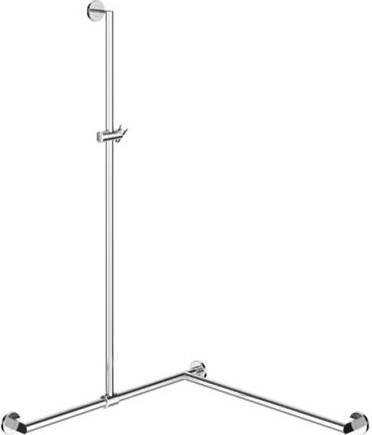900.35.33040 Поручень для душа с выдвижным держателем для душа HEWI Greifen 