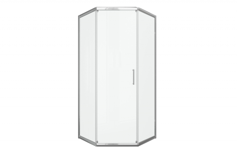 Душевое ограждение Diamond - форма с одной сдвижной дверью Diamond LINE BS090.6115A bravat - Вид №2