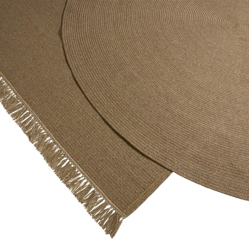 Ligne Roset Круглый полипропиленовый коврик ручной работы для улицы  10050122  - Вид №2