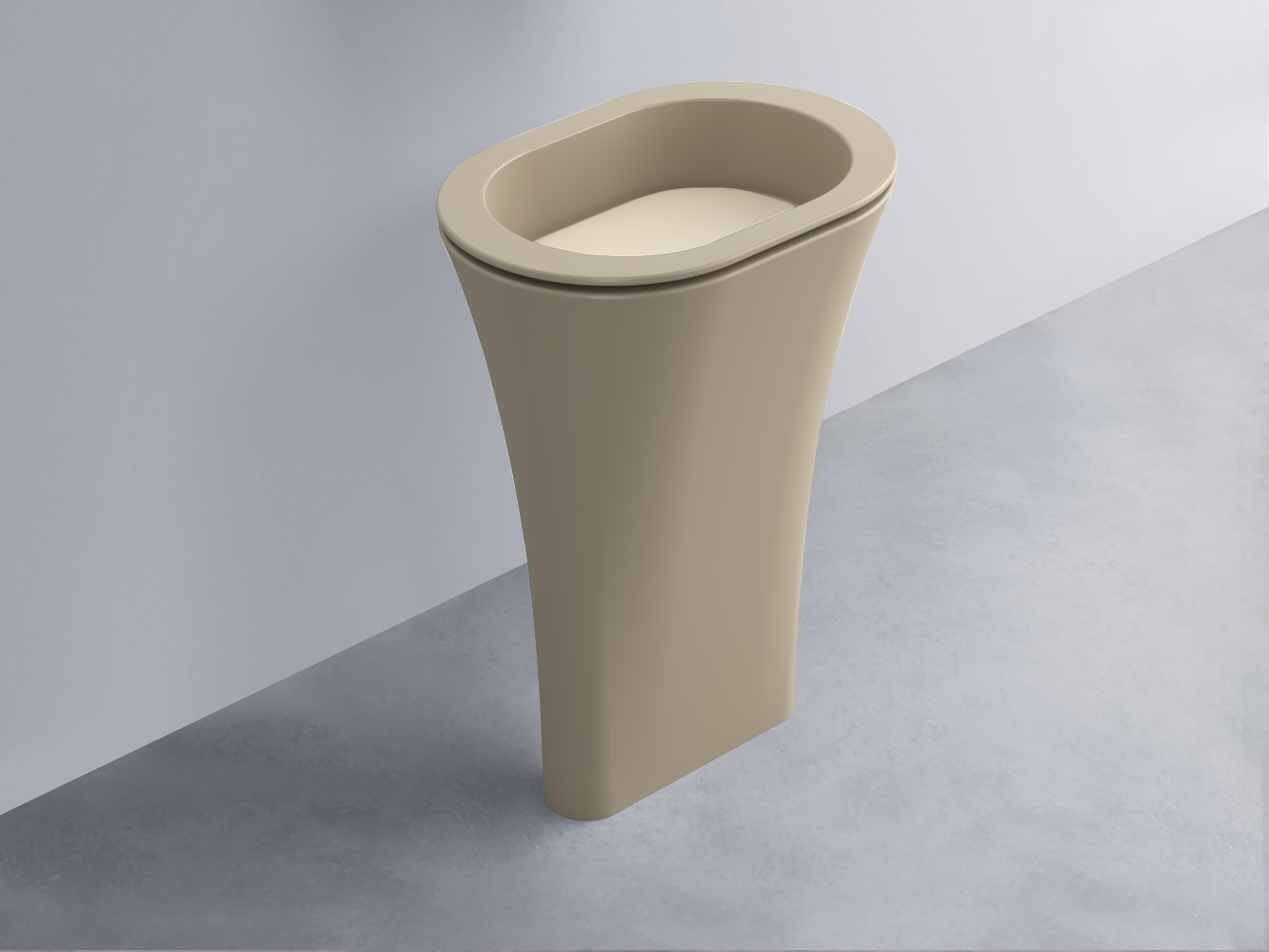 AMLA65-AV+AMPILO-LN+AMCOLO-AV Раковина Amedeo Ovale отдельностоящая cielo Enjoy + Amedeo Ceramica Cielo