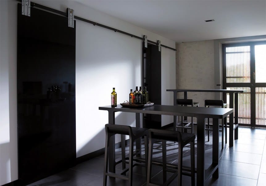 Высокий прямоугольный дубовый стол ALKI Emea ARCH-00107474 - Вид №1