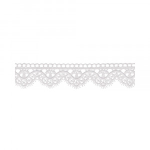 3199 Гипюр 20 мм в пакете белый Gamma