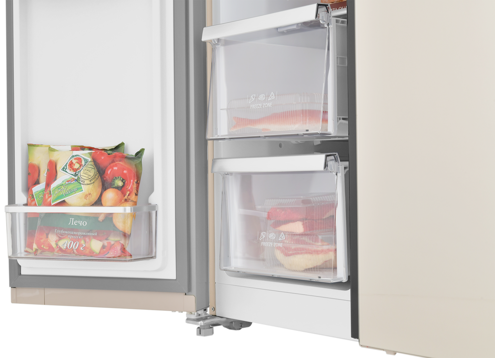 9185193 Холодильник Side by Side   ZUGEL ZRSS630C бежевый STDN-0121936 - Вид №20
