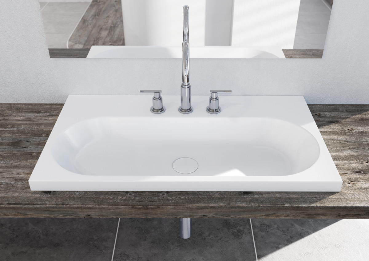 Умывальник KALDEWEI Сталь эмалированная 3056 448 теплый серый 60 30563319448 - Вид №4